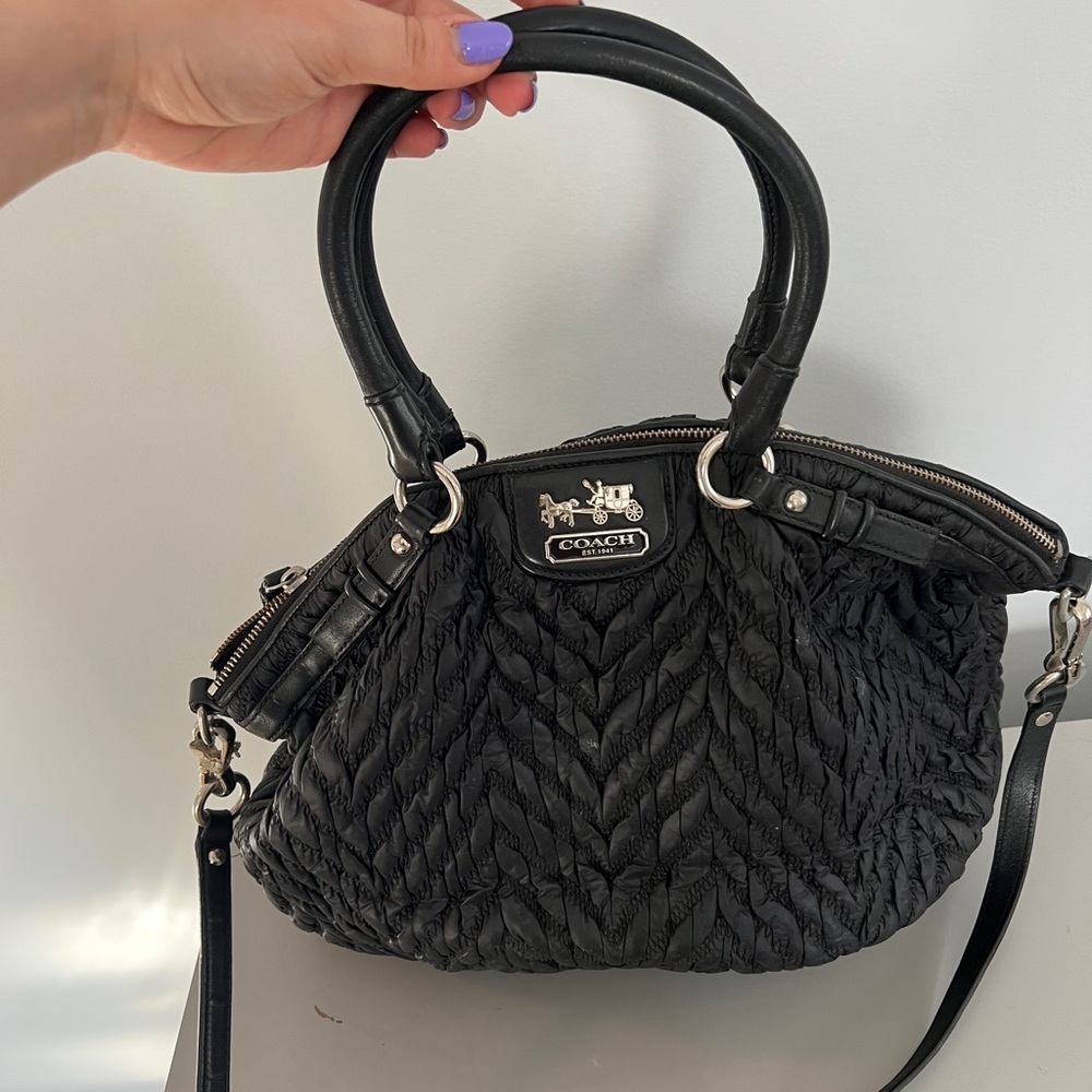 Y2k Coach 70th anniversary bag Women's Black Bag